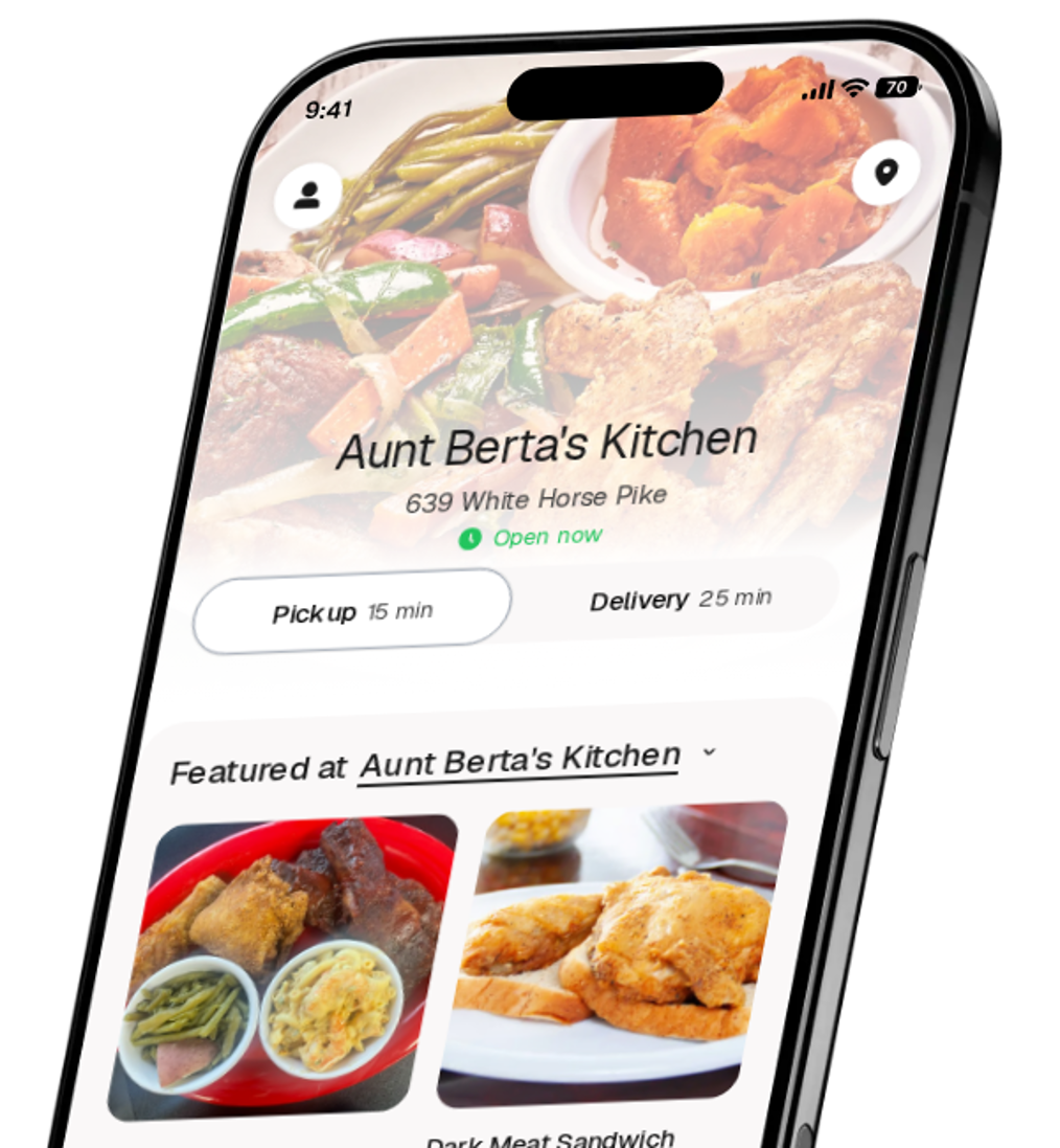 Aunt Berta's Kitchen app preview