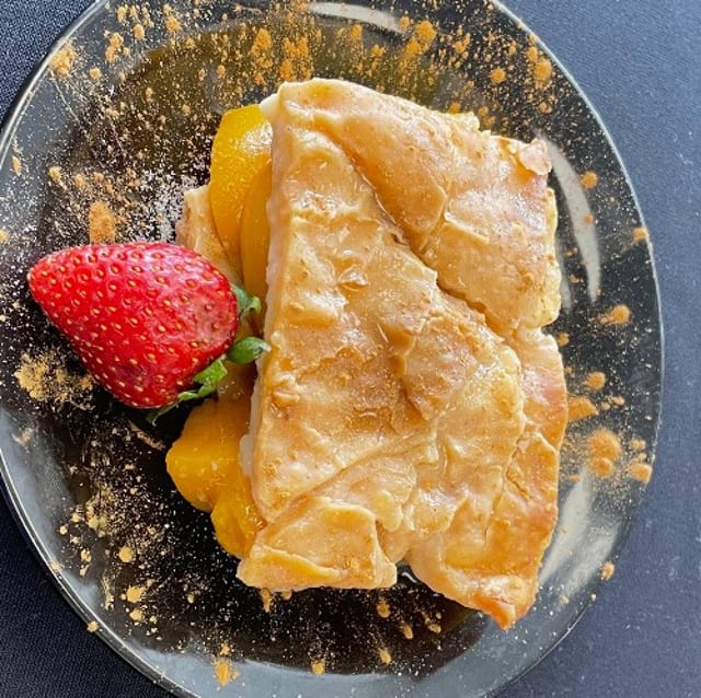 Peach Cobbler.