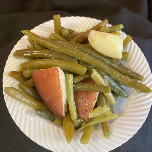 Green Beans with Potatoes.