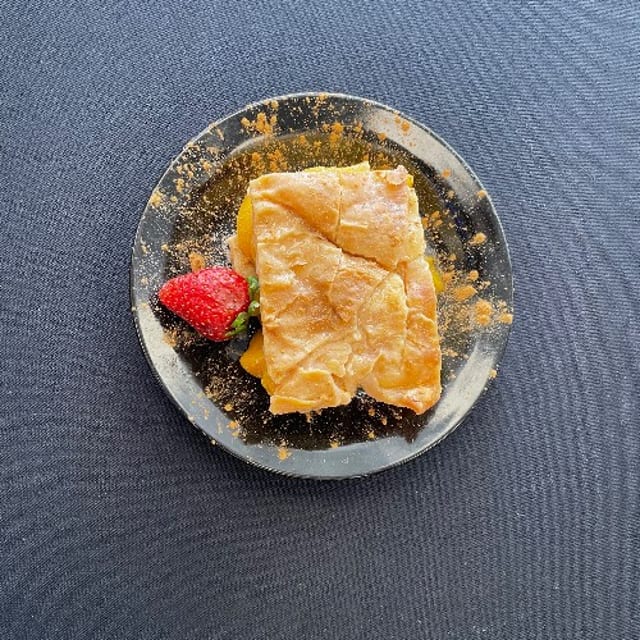 Peach Cobbler.