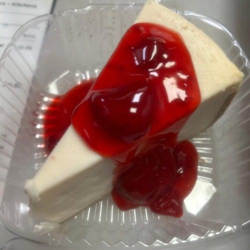 Cheesecake with Toppings.