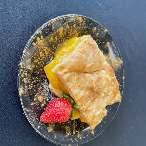 Peach Cobbler.
