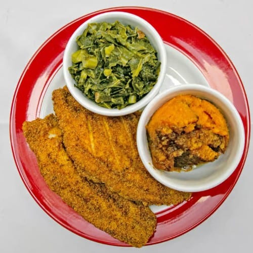 (2Pc) Fried Catfish Platter.