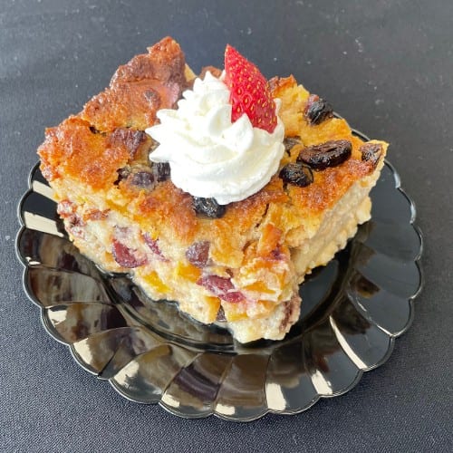 Signature Bread Pudding.