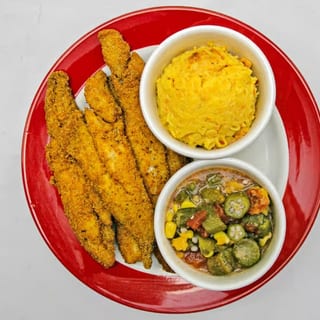 Mega Fried Whiting Fish Platter